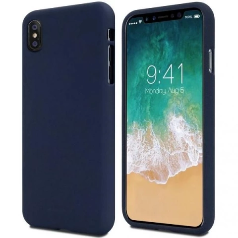 Mercury Soft-Telefonhülle für iPhone 12 Pro Max blau/mitternachtsblau