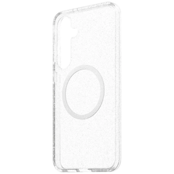 Samsung Galaxy S25 CARE von PanzerGlass Flagship Urban Combat StarLight White QI Transparent Case