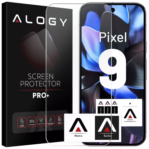 Gehärtetes Glas für Pixel 9 Displayschutzfolie 9H Alogy Heavy Pro™️