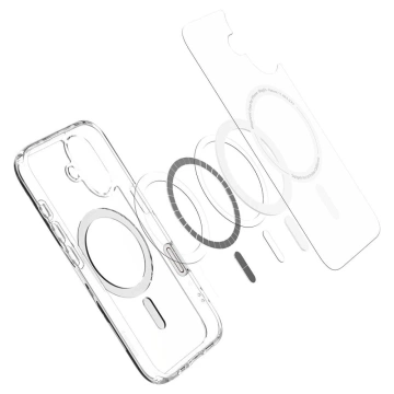 Etui Spigen Ultra Hybrid „T” Mag MagSafe do iPhone 16 White