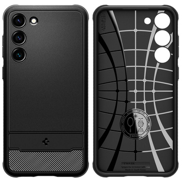 Etui na telefon Spigen Rugged Armor obudowa ochronna do Samsung Galaxy S23 Matte Black