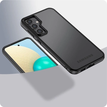Magmat Schutzhülle für Samsung Galaxy A15 4G / 5G Mattschwarz