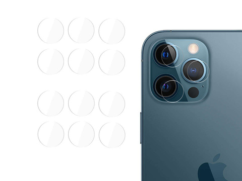 Glas x4 für Kamera 3mk Objektivschutzlinse für Apple iPhone 12 Pro