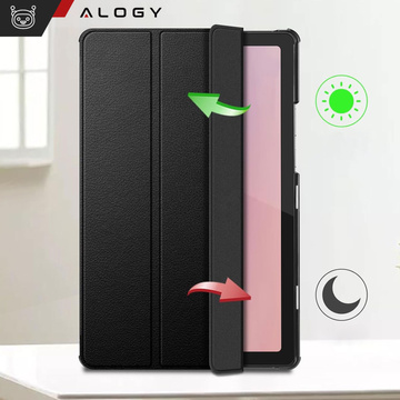 Lenovo Tab M9 2023 9" Tablet-Hülle TB310XU TB310FU Hülle Alogy Book Cover Schwarzes Glas