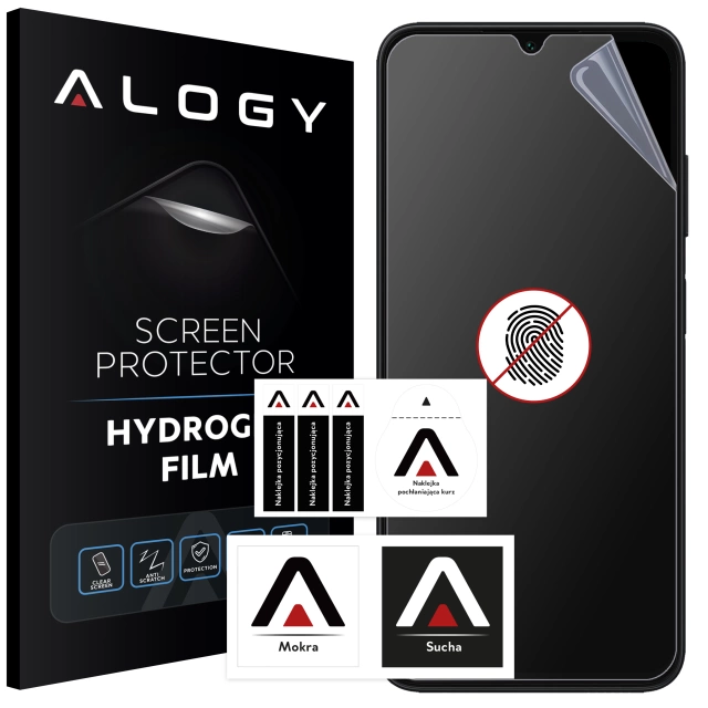 Folia "MATOWA" do Samsung A14 / A14 5G Hydrożelowa Alogy HydroSkin Matte Pro™ na ekran do etui "BEZ ODCISKU PALCÓW"