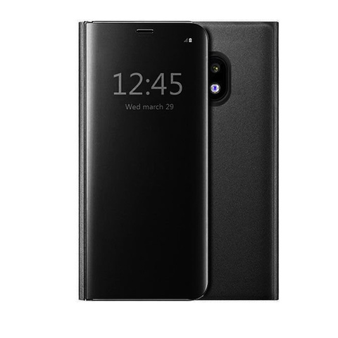 Clear View Cover Samsung Galaxy J7 2017 Schwarz
