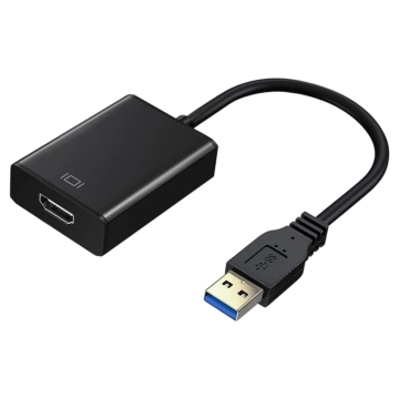 USB 3.0 zu HDMI Alogy Adapter Full HD 1080P 60HZ Hub Konverter Schwarz