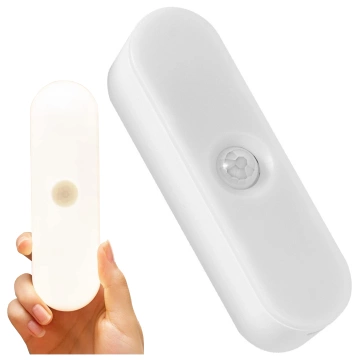Lampka nocna Alogy Sensor Lamp z czujnikiem ruchu 14cm lampa szafkowa biurkowa na magnes Biała