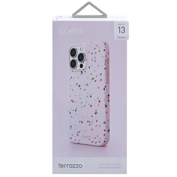 UNIQ-Hülle Coehl Terrazzo iPhone 13 Pro Max 6,7 "Rosa / Blush Pink
