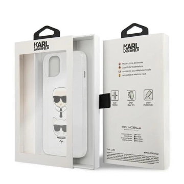 Karl Lagerfeld KLHCP13SKCTUGLS iPhone 13 mini 5,4" srebrny/silver Hardcase Glitter Karl`s