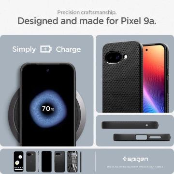 Etui Ochronne do Google Pixel 9a Spigen Liquid Air Black