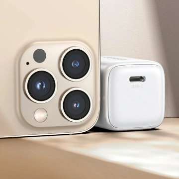 Ładowarka Ugreen Nexode mini sieciowa GaN 20W USB-C  PD 3.0 / QC 4.0 - Biała