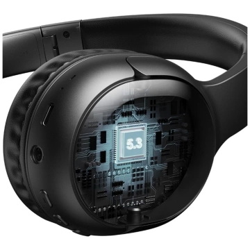 Słuchawki Bluetooth 5.3 USAMS Yun Series Nauszne Czarne
