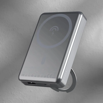 Powerbank Dudao K28 10000mAh 22.5W MagSafe Podstawka Szary