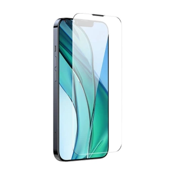 Gehärtetes Glas mit Anti-Staub-Beschichtung 0,3 mm Baseus Crystal für iPhone 14 Plus/13 Pro Max (2 Stück)