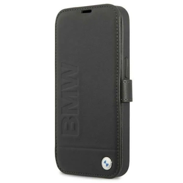 Etui na telefon BMW BMFLBKP13SSLLBK do Apple iPhone 13 Mini 5,4" czarny/black book Signature