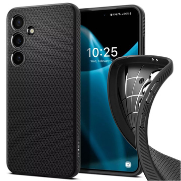 Etui do Samsung Galaxy S24+ Plus Spigen Liquid Air Case obudowa plecki czarne matowe Matte Black