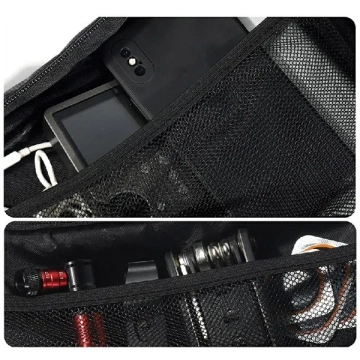 WILDMAN ES19 Fahrradrahmentasche, 3 l, wasserdicht, Schwarz