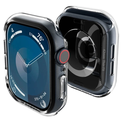 Apple Watch 10 Hülle (42 mm) transparent Spigen Thin Fit