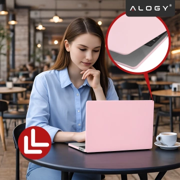 Etui do Apple MacBook Air 13 / 13.3" 2018–2021 (M1 A2337/A2179/A1932) – elastyczna, matowa obudowa ochronna, lekka i odporna – Alogy AirGuard™ Różowy
