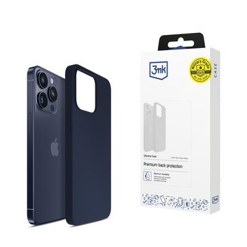 Etui 3mk Silikonhülle Dark Navy für Apple iPhone 16 Pro