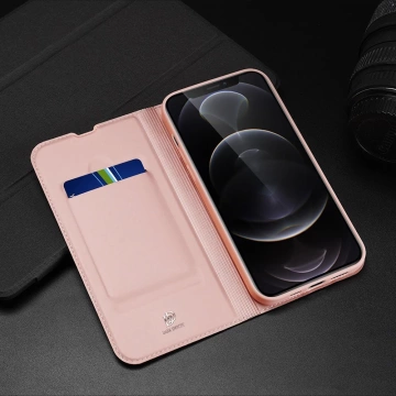 Dux Ducis Skin Pro Holster Flip Cover für iPhone 13 Pro blau