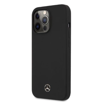 Etui Mercedes MEHMP13LSILBK do iPhone 13 Pro / 13 6,1" czarny/black hardcase Silicone Magsafe