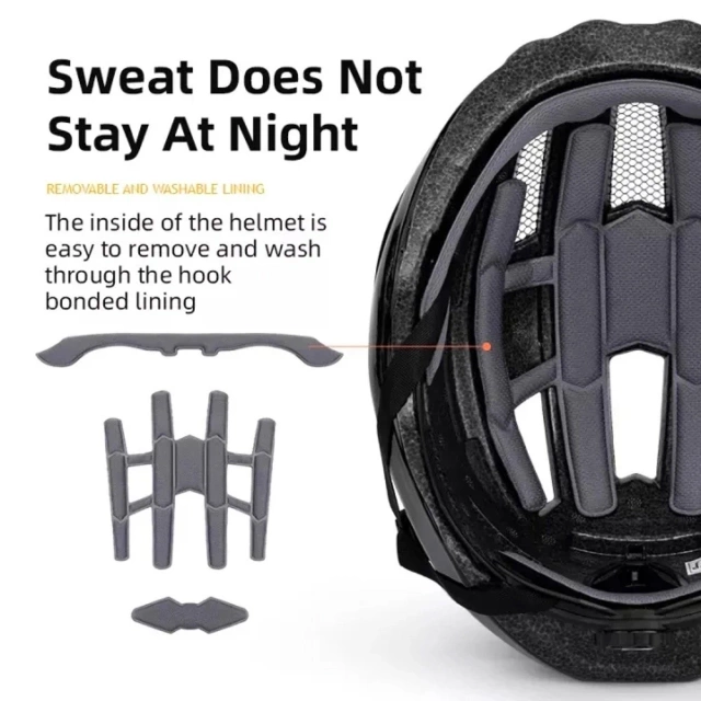 Rockbros ZK-013BK Fahrradhelm - Schwarz