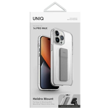 UNIQ Hülle Heldro Mount iPhone 14 Pro Max 6.7" transparent/lucent clear