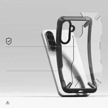 Ringke Fusion X Schwarze Schutzhülle für Galaxy A36 / A56 5G