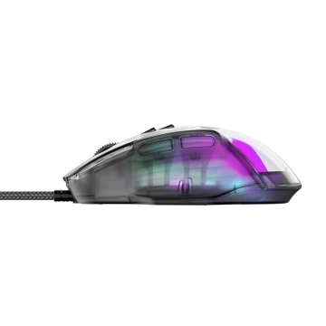 Havit MS1011SE RGB Kabelgebundene Gaming-Maus 7200 DPI Transparent/Schwarz
