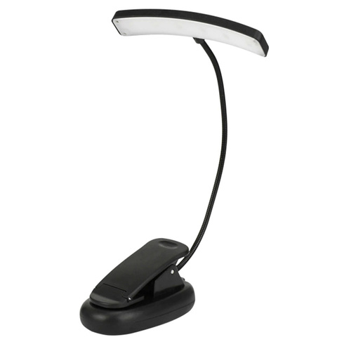 Alogy LED-Schreibtischlampe mit wiederaufladbarem Leseclip Schwarz