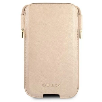 Guess Handtasche GUHCP12MSAPSLG 6,1 "Gold / Gold Saffiano