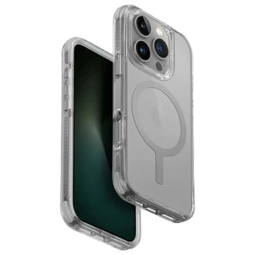Etui UNIQ Combat do iPhone 16 Pro 6.3" Magclick Charging Szary/Stone Grey
