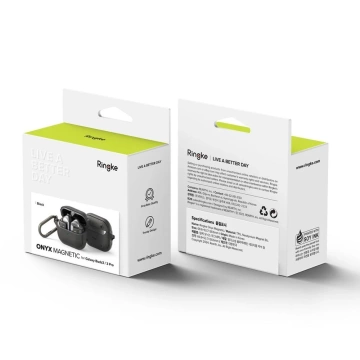 Ringke Onyx Magnetic Magsafe-Hülle für Samsung Galaxy Buds 3/3 Pro Schwarz