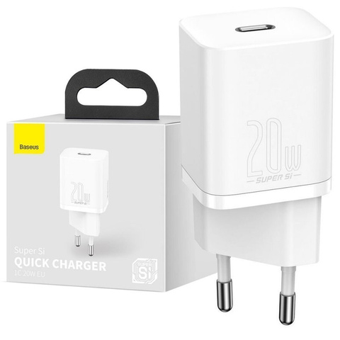Ładowarka sieciowa Baseus Super Si Quick Charger 1C 20W White