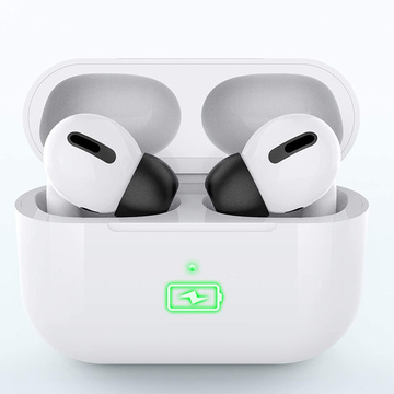 6x Nakładki silikonowe zapamiętujące Alogy S M L do Apple AirPods Pro czarne