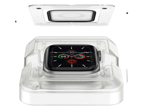 Spigen ProFlex Ex Fit x2 Hybridglas für Apple Watch 4/5/6 / SE 44mm Schwarz