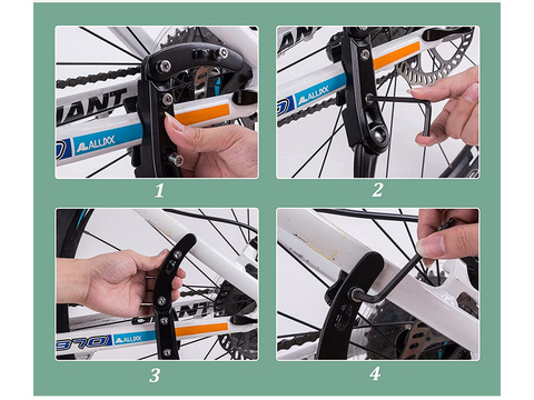 Fahrradständer Kickstand RockBros JC1005BK Fahrradständer Schwarz