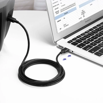 Kabel USB Typ B UGREEN o drukarki (męski) - USB 2.0 (męski) 480 Mbps 1 m czarny (US135 20846)
