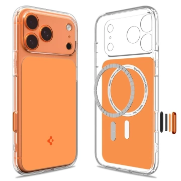 Etui Ochronne do iPhone 17 Pro Max Spigen Ultra Hybrid ”T” Mag Glossy Orange