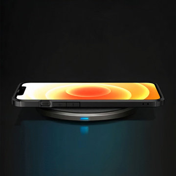 Alogy Techsuit CarbonFuse Schutzhülle für Apple iPhone 14 Pro Max, schwarzes Glas