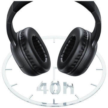 Słuchawki Bluetooth 5.3 USAMS Yun Series Nauszne Czarne