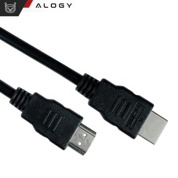 Kabel HDMI 1.4 Alogy High Speed Ethernet 4K 30Hz 1.5m Czarny