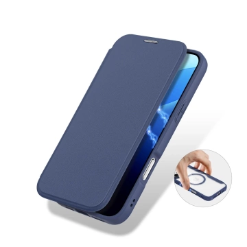 iPhone 16 Pro Max Dux Ducis Skin X Pro MagSafe Hülle Blau