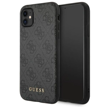 Etui Guess GUHCN61G4GFGR do iPhone 11 6,1" hard case 4G Metal Gold Logo