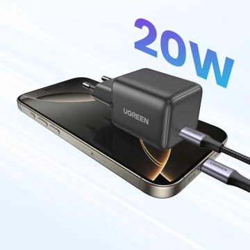 Ładowarka Ugreen X512 GaN 20W USB-C PD QC FCP SCP Szara