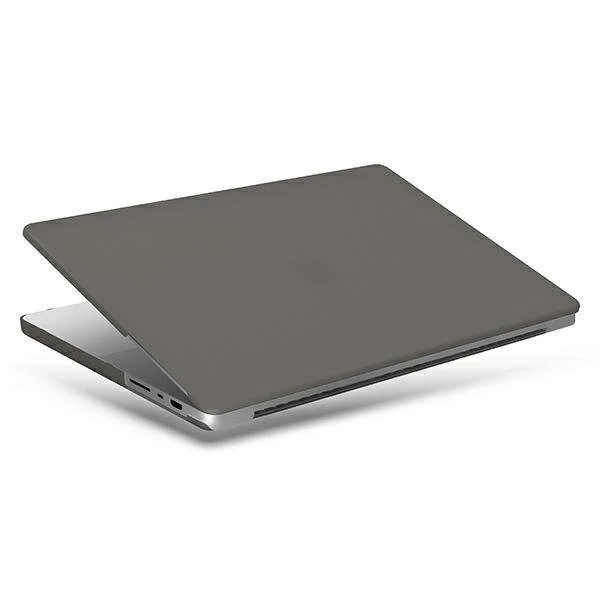 Laptoptasche UNIQ Claro für MacBook Pro 16" (2021) transparent grau/rauch mattgrau