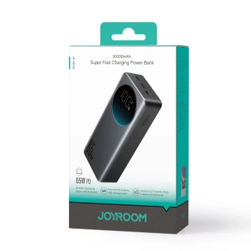 Powerbank Joyroom JR-PBF05 65W 30000mAh z wyświetlaczem Czarny
