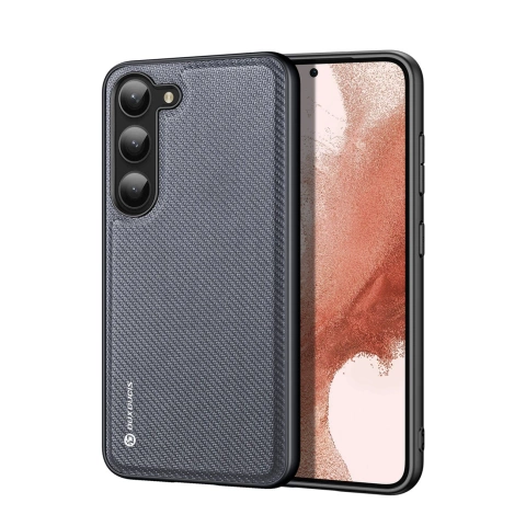 Dux Ducis Fino Schutzhülle für Samsung Galaxy S23 Hülle mit Silikonrahmen grau